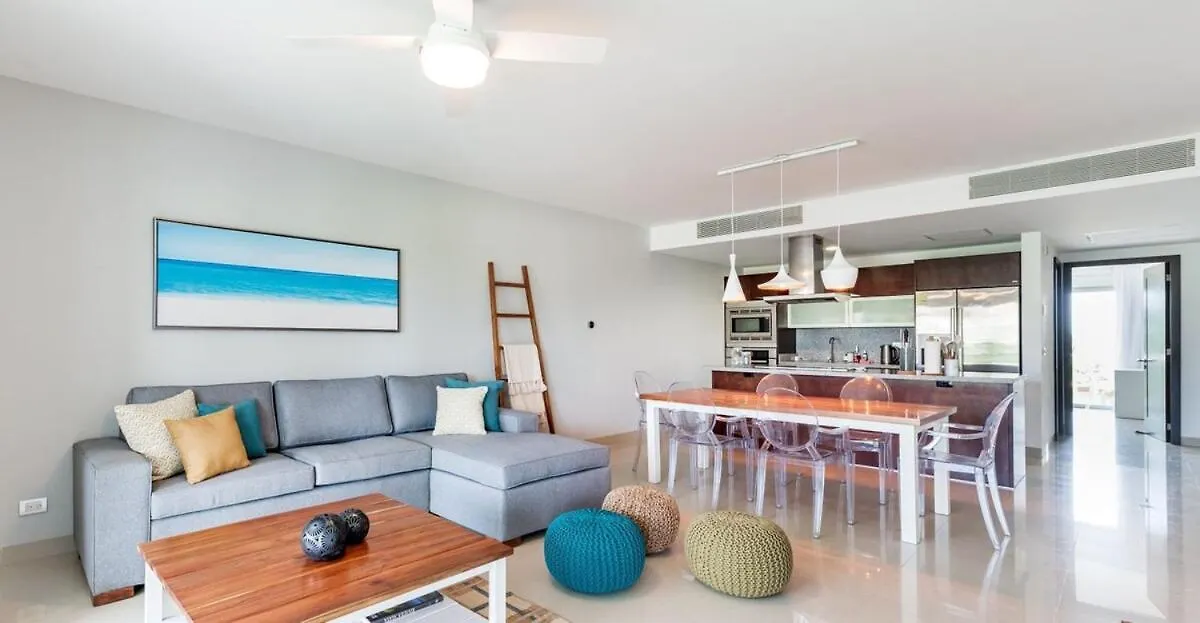 Luxury Ocean View Condo In Mareazul Beach Front - Almajuma House 普拉亚卡门 公寓